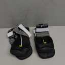 LUCKYPAW Dog Shoes for Large Medium Dogs, Breathable Dog Boots for Hot Pavement, Paw Protectors for Summer Walking Hiking Winter Snow Outdoor, No Slip Reflective Booties for Hardwood Floor-Black, 8 (Size8: 3.0" x 3.5" (W*L))