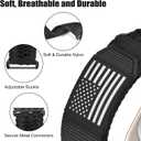 CAGOS Rugged Nylon Apple Watch Ultra 3/Ultra 2 Band for Men 49mm 46mm 45mm 44mm 42mm, Breathable Braided Nylon Strap Sport Loop Adjustable Wristbands for iWatch Bands Series 11 10 9 8 7 6 5 4 3 2 1 SE Ultra