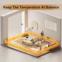 CSC202TW Electric Wall Heater Complete Unit with Thermostat, 2000 Watt 6825BUT, 240 Volt, Part 67507, White