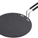 Sahishnu Online & Marketing Hard Anodized Aluminium Tawa,Hard Anodized Cookware,Hard Anodized Concave Tawa,Naan Roti Chapati Tawa,Diameter-275mm,Thickness-4mm,Size-11