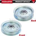 30224 Pulley Replaces Dixie Chopper 78-009, 280-850 Idler Pulley for Classic 2550 2750 2760 3360 3372 3560, LT1800 LT2000 LT2200 LT2300 LT2400 LT2500 LT2700 LX2000 LX2001 LX2400 Lawn Decks