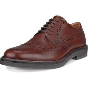 ECCO Men's London Wingtip Oxfords (10-10.5, Cognac)