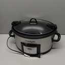 Crock-Pot 6 Quart Cook & Carry Programmable Slow Cooker with Digital Timer Stainless Steel (CPSCVC60LL-S) pack of 1