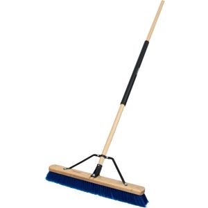 Harper 20201044 24 in. Indoor/Outdoor Dry All-Purpose Push Broom with Dual Bristles, for Dust, Gravel, Debris