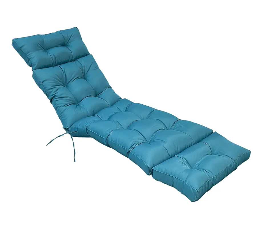 Outdoor Chaise Lounge Cushion 71 x 20 x 4 Inch for Patio Furniture Lounge Chair Thickened, Tufted, Water-Repellent Cushion for Chaise Lounge
