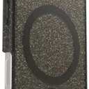 OtterBox iPhone 16 (Only) - Symmetry Clear Series+ Case - Stardust Night (Silverflake/Trans Black) - Snaps to MagSafe - Ultra-Sleek - Raised Edges Protect Camera & Screen - Non-Retail Packaging