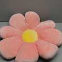 Vdoioe Flower Pillow, Flower Shaped Throw Pillow Cushion Seating six Petal15.75 Pink Flower PlushThrow Pillow Floor Pillows Home Decorative Seating Cushions