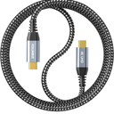 USB C Cable 3ft, USB C 3.2 Gen 2X2 Cable, 4K Monitor Video Output, 20Gbps High Speed Data Transfer, 100W Fast Charging, for iPhone 16, MacBook Pro, Dell, LG, ARZOPA, KYY, for Portable Monitor