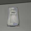 ANGOOBABY Large Grid Mesh Pencil Case 2 Compartment Pen Bag Clear Handheld Multifunction Pencil Pouch Transparent Makeup Bag for Teen Student College Business Travel Office Adult - Blue