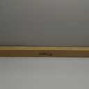 TONIAL 3/4 Inch Bay Window Curtain Rods, 36 to 72 Inch Center Rod for window 24 to 68 Inch, 20 to 36 Inch Side Rod for window 16 to 32 Inch, Decoratice Drapery Rods with Small Cap Finial, Antique Gold