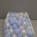 Heopeis Ball Pit Balls Blue Balls for Ball Pits, 100pcs Crush Proof Plastic Toy Balls for Baby Ball Pool, Bounce House, Baby Pool, Playhouse, Party Decoration.