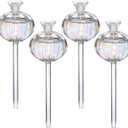 Glass Plant Watering Device Pomegranates Self Watering Planter Insert Glass Automatic Plant Waterer For Garden