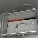 KYODOLED Locking Key Medicine Box,First Aid Key Safe Box with Lock,Key Medication Storage Lock Box for Drugs Use, 12.2'' x 7.8'' x 8.2'' White