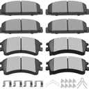 Ceramic Brake Pads Kits,SCITOO 4pcs Brakes Pads Set fit for 2003-2005 for Mazda 6