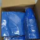 Blue Plastic Plates for Party,30 Guest Disposable Plastic Plate Set 9" Plates,7" Dessert Plates,Napkins,12 oz Cups,Forks & Tablecloth for Birthday,Graduation,Picnic,Father's Day Party