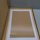 Axeman 13x19 Poster Frame | Solid Oak Wood 13x19 Picture Frame With Mat for 11x17 | 13''x19'' Wood Frame | Tempered Glass and Hanging Hardware Included Home Wall Decor Hanging Frame | Natural, 13x19 Real Glass