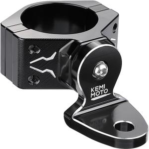 KEMIMOTO 2PCS Whip Light Mount, Heavy Duty CNC Machined Aluminum 360 Adjustable UTV Whip Mount, Fit 1.75"-2" Roll Bar, Fit Light Flag Antenna