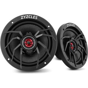 2026 Upgraded Premium 6.5" Hi-Fi Coaxial Car Speakers, 1000W Max Power, 250W RMS, 4 Ohm Car Audio Coaxial Speakers- Transform Your Drive into a Concert Hall Experience (Pair)