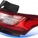 LED Tail Light Assembly Compatible with Chevy Traverse 2018 2019 2020 2021 Rear Brake Turn Signal Outer Taillight Replacement 84618032 GM2805130 (Right Passenger Side)