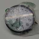 Large Outdoor Clock, Sun Outdoor Wall Clock with Thermometer & Humidity, Silent Non-Ticking Outside Clock for Patio, Living Room, Kitchen(Brown)