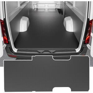 powoq 170''WB Cargo Mat Compatible with 2006-2025 Mercedes-Benz Sprinter Trunk Mat Long Series Vans Only Cargo Floor Liner TPE Trunk Liner Replacement for 2006-2025 Mercedes Benz Sprinter Accessories