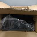 Adjustable Fireplace Hood - 28-48 Inch Heat Deflector Shield for Mantel Protection, Wall Mounted Fireplace Smoke Guard (4 Inch)