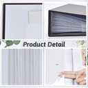Popotop Photo Album 4x6 200 Photos with Writing Space, Leather Cover Album with Display Picture Window, Photo Book for Wedding Family Baby Gift