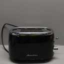 MELLERHOME Retro Toaster 2 Slice, 7 Browning Levels, 3 Functions (Reheat, Defrost, Cancel), Stainless Steel Features, Removable Crumb Tray, Under Base Cord Storage, Black