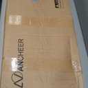 ANCHEER 40"/48" Foldable Mini Trampoline,Max Load 450lbs/550lbs Indoor Trampoline,with 4 Level Adjustable Foam Handle and Resistance Bands,Adult Exercise Trampoline for Home, Garden, and Gym (Blue)