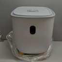 25L Towel Warmer,Large Towel Warmers for Bathroom,Hot Towel Warmers Bucket with 2 Heating Modes,Auto Shut-Off,LCD Screen,Fits 2 Blankets,Bathrobes, White