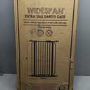Regalo Safety 36" Extra Tall and 49" Wide Baby Gate for Doorways & Bottom of Stairs, Pressure Mounted Walk Through Baby Gate for Toddlers & Pets, Tested & Safe, American Designed, American Owned