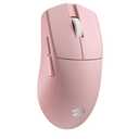 Redragon M916 PRO 3-Mode Wireless Gaming Mouse, 55G Ultra-Light 26K DPI Mouse w/Ergonomic Natural Grip Build, Full Programmable Buttons, Software Supports DIY Keybinds & DPI (1K Hz, Pink)