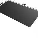Gamer Boss - Gaming Mouse Pad - 48 x 24 Inches - 4mm Thick with Stitched Edges, Non-Slip Rubber Base, Premium Cloth Mousepad, Desk Mat for Laptop, Keyboard, Computer & PC (Mega, Black)