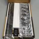 Universal TV Stand - Table Top TV Stand for 27-60 inch LCD LED TVs - 9 Level Height Adjustable TV Base Stand with Tempered Glass Base & Wire Management, VESA 400x400mm