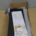 WOPITUES Floating Shelves with Black Metal Guardrail, Shelves for Wall Decor Set of 3, Wall Shelves for Bedroom, Bathroom, Kitchen, Living Room, Plants, Picture Frames, Art- Black, Size: 15.7 inch