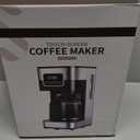 SHARDOR 10-Cup Programmable Coffee Maker, Regular & Strong Brew Drip Coffee Machine for Home and Office, Auto Shut Off, Permanent Filter, Silver