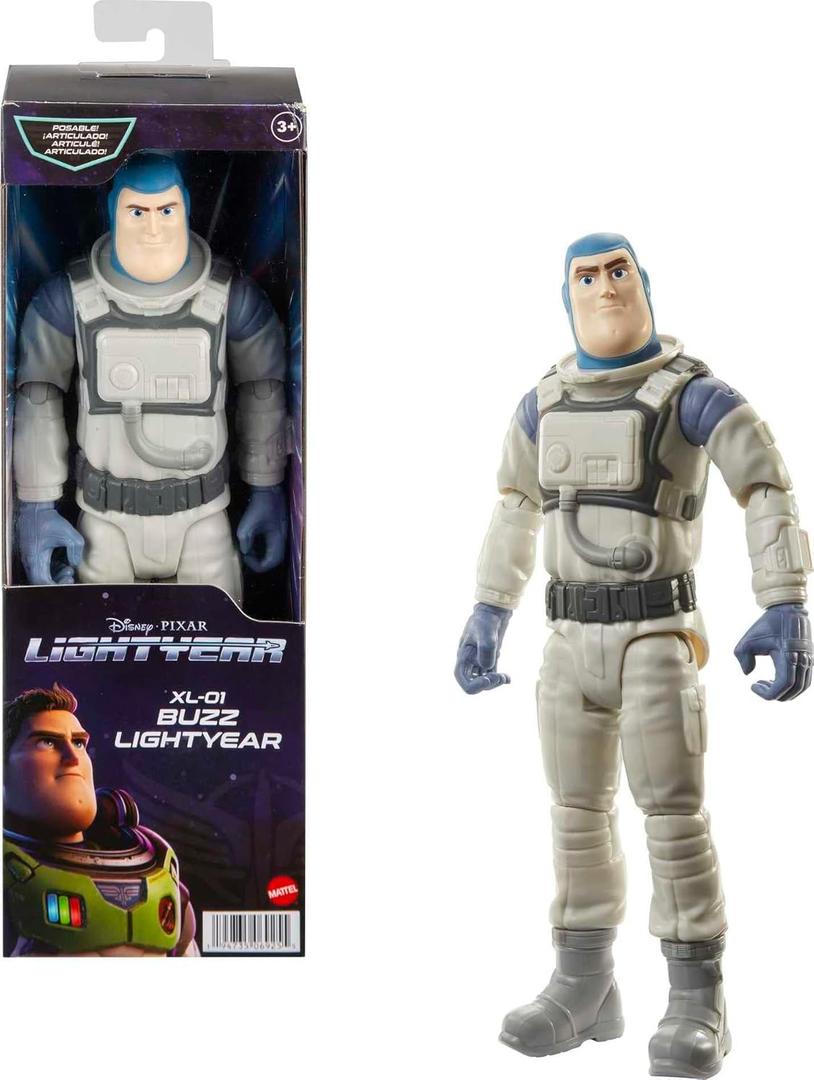 Mattel Disney Pixar Lightyear Basic Large Scale Action Character Figures, 12 Inch Scale, 12 to 14 Posable Joints, Collectable Toy, Fans Gift Ages 4 Years & Up