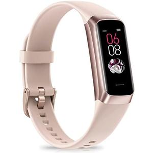 Fitness Tracker, Fitness Watch with 24/7 Heart Rate Blood Oxygen Sleep Monitor, Step Tracker with 1.1" AMOLED Touch Color Screen, Activity Counter Pedometer for Women Men Android iOS
