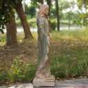 Virgin Mary Garden Statue Outdoor H31 Blessed Catholic Saint Mother of God Large Holy Madonna Resin Religious Sculpture Yard Outside Lawn Tall Praying St Mama Marian Big Painted Lady Magdalene