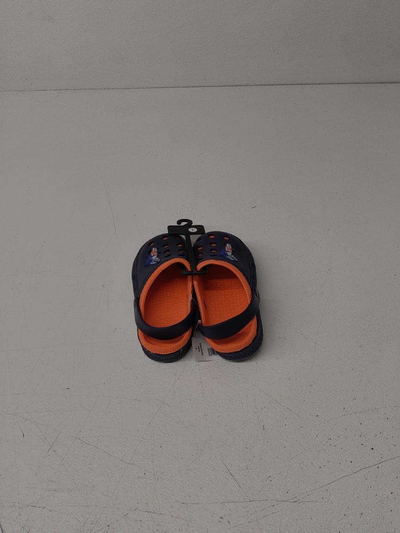 B NAVY SHARK CHARM CLOG 2