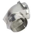 Whirlpool 4396006RW Genuine OEM Elbow Vent Connector For Dryers, Aluminium Accessory – Replaces 4396006