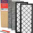 OIFILLIO Cabin Air Filter HEPA Air Intake Filter Fits for Model Y 2020-2024, Designed for Biochemical Defense Mode, Replace 110768100A,165837500A, 165837600A with tools