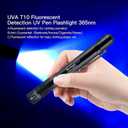 UV Light, 365nm UV Flashlight, Ultraviolet Penlight, Dental Curing Light for Teeth, Blacklight for Pet Urine Detection, Scorpion and Bed Bug (T10)