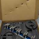 VAEHOLD Silvery Hat and Coat Wall Mount Rack - 5 Hooks for Robes, Bags, Keys, and Towels - Bathroom Towel Hanger Organizer (2 Pack)