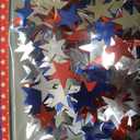 6 x Holiday Home Patriotic Star Foil Confetti