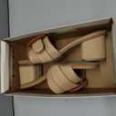 Sweet Life, Women's Slide Sandal, Natural , Size 8 1/2