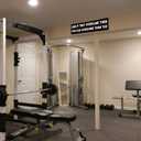 Motivational Workout Banner - Gym & Garage Wall Art with Grommets, 72x24 Inch, Fitness Flag for Home & Gym Decor (Black3)