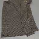 Floerns Women's Houndstooth Print Tie Front Skorts Asymmetrical Hem High Waist Skirt Shorts Size M