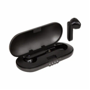 Helix True Wireless Earbuds With Zinc Alloy Charging Case - Black