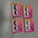 Andrea Strip Lash False Eyelashes 102 - Black, Dramatic Full Volume & Medium Length, Reusable Lashes, 4PCS, Pack Of 2